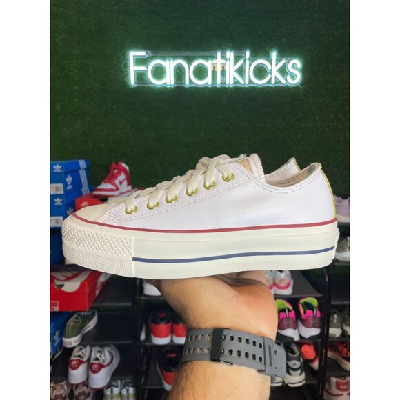 Converse Chuck Taylor Platform OX Womens Size 6.5 Shoes White Casual 173159C - Picture 4 of 8